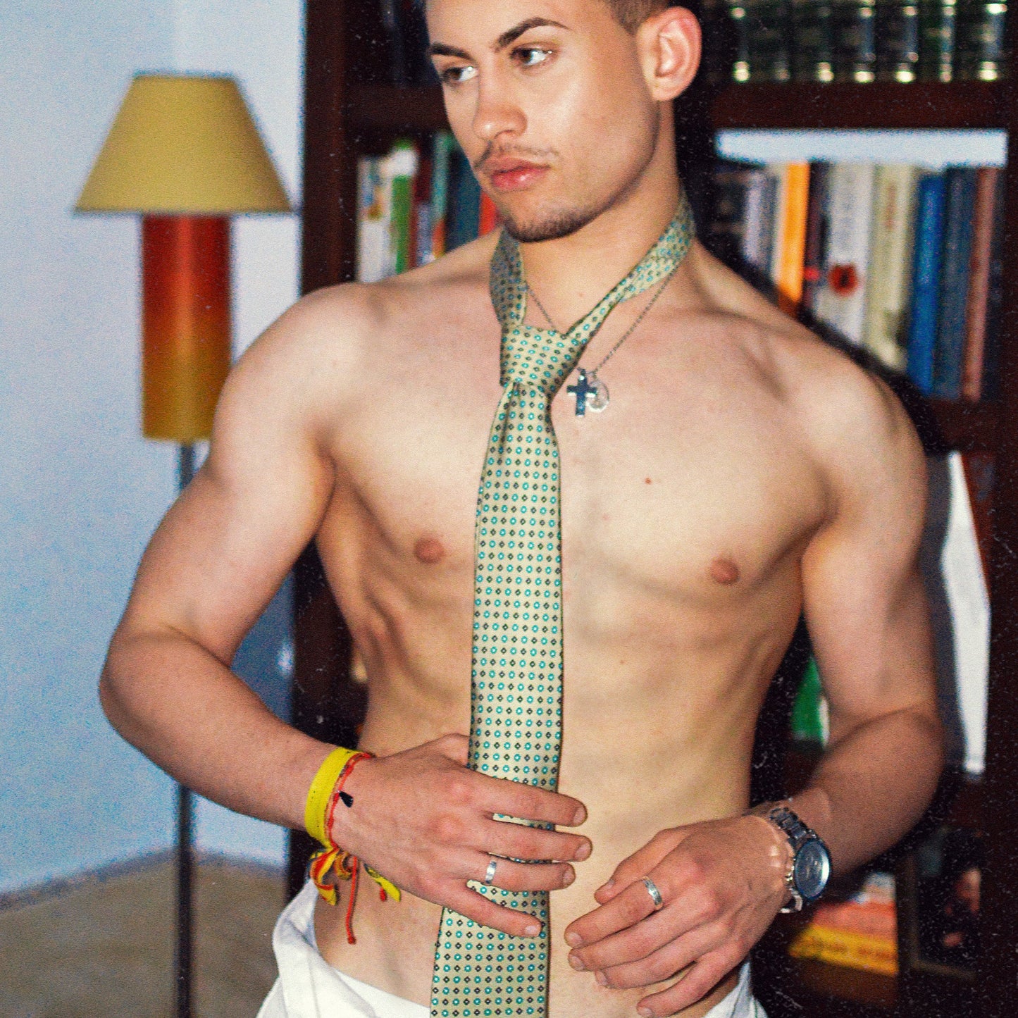 Venezia · corbata estilo italiano verde lima
