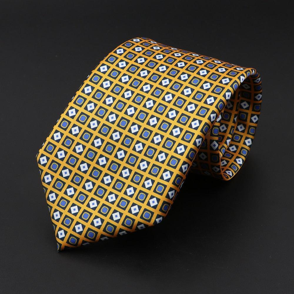 Vercelli · corbata estilo italiano amarillo