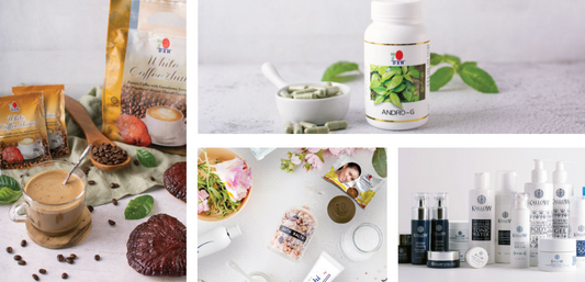 Banner de inauguración de la tienda online de bienestar natural Ornare Living con productos de Ganoderma y suplementos saludables
