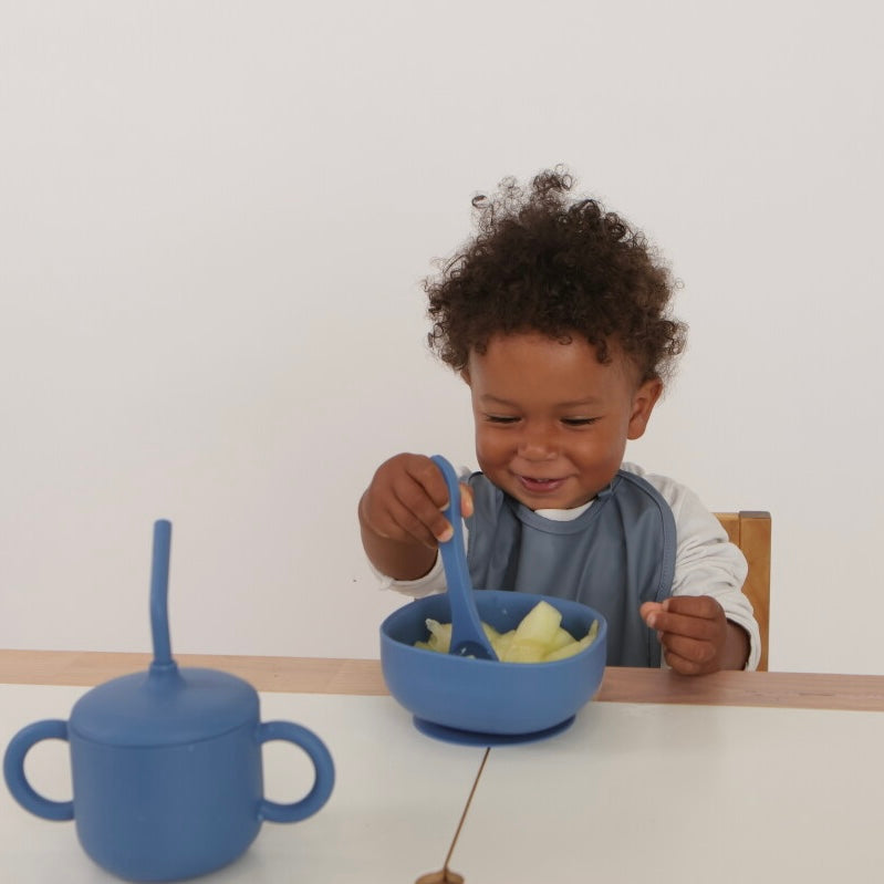 Babero Shaded Blue Nenina & Co