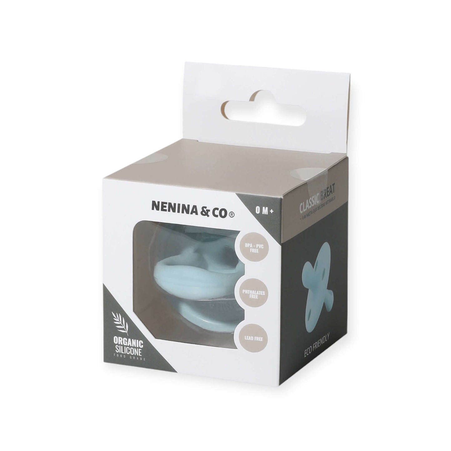 Kit de Biberón y Chupete Clásico con Chupeteros de Algodón para Bebé Recién Nacido | Nenina & Co