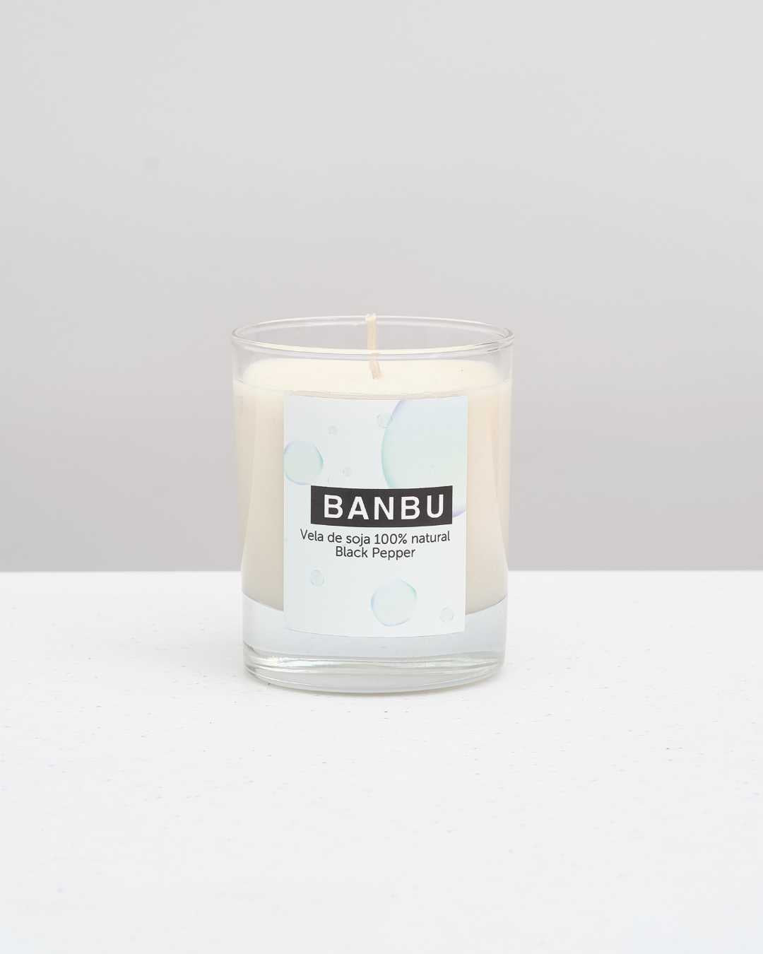 Vela de Soja Natural Aroma Black Pepper
