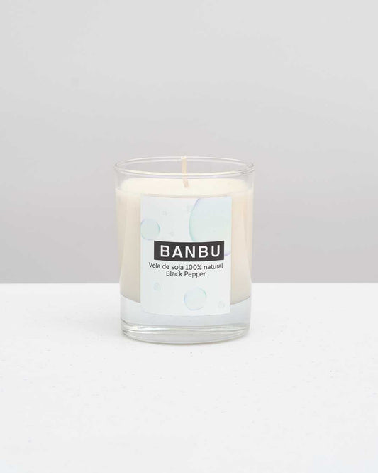Vela de Soja Natural Aroma Black Pepper