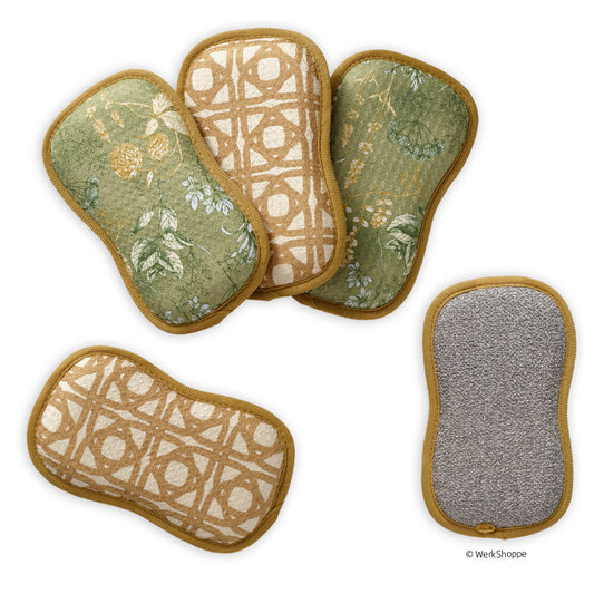 Kitchen Herbs Scrubbie Set