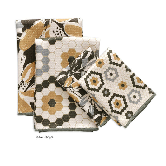 Leaf Tiles All Purpose Towel Set