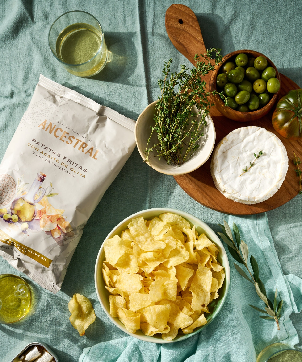 Patatas Fritas en Aceite de Oliva Virgen Extra y Sal de Manantial 125g