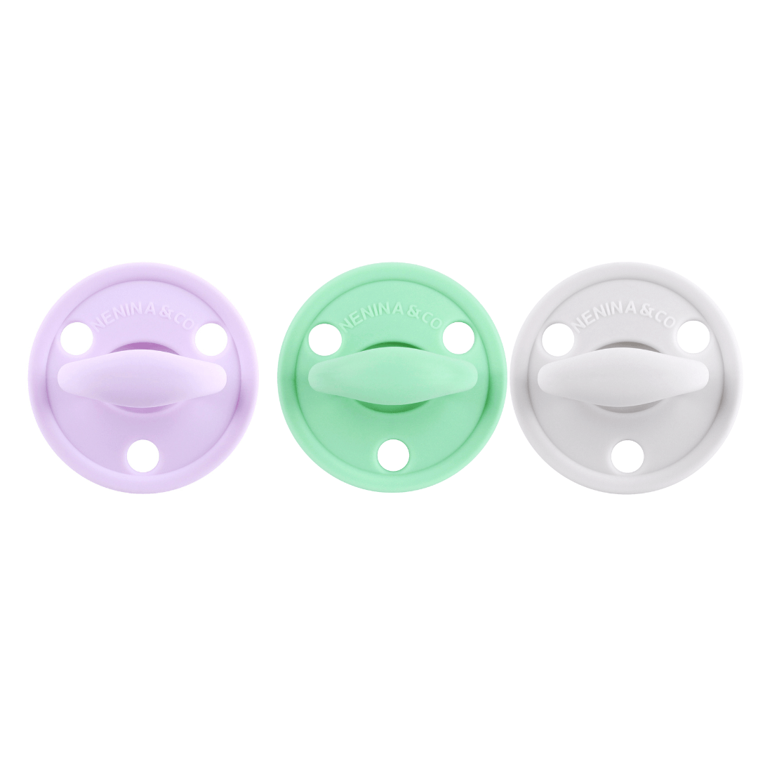 Chupete DIAMOND FS By Nenina & Co Lila, Mint y Gris