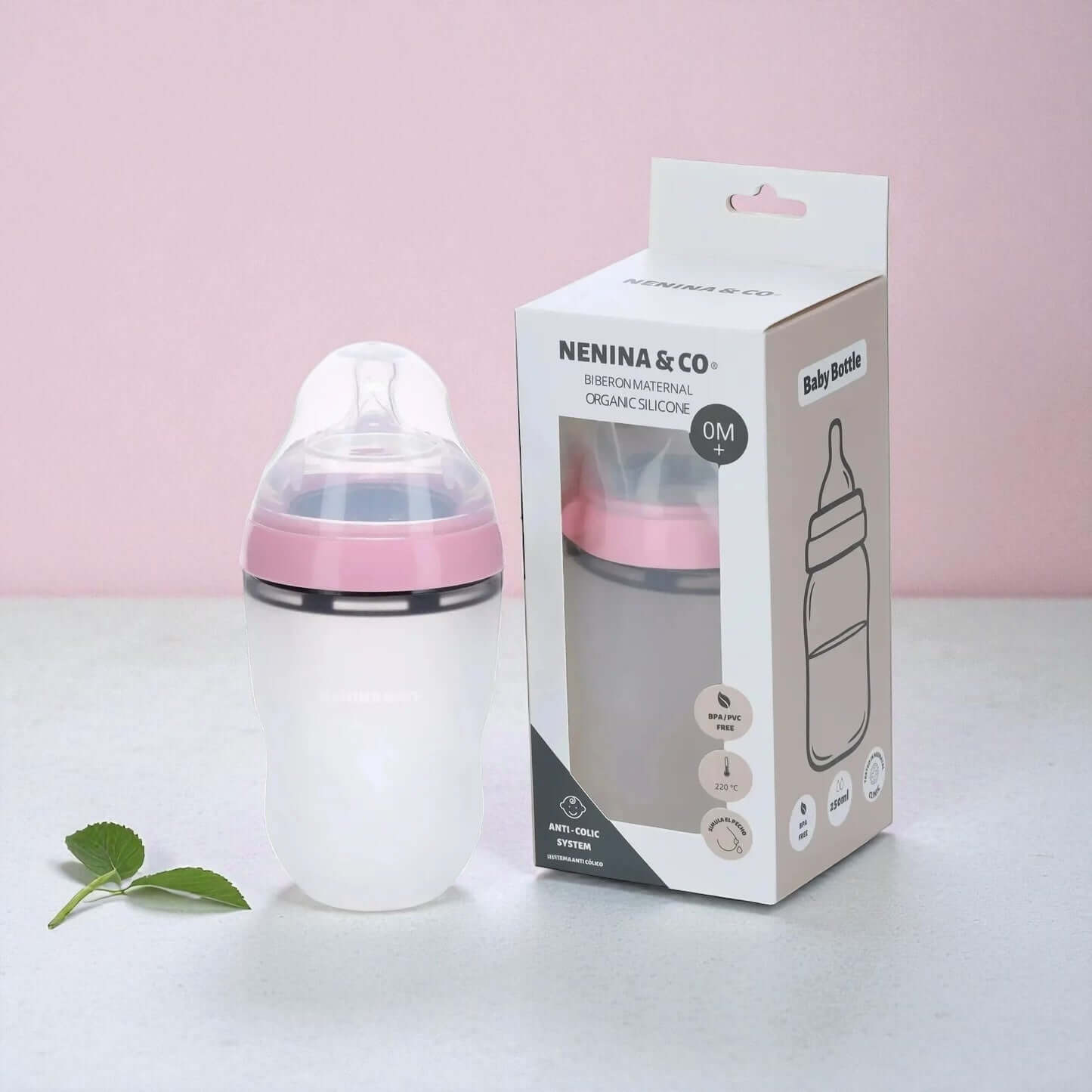 Biberon de silicona como el pecho de mamá Nenina & Co