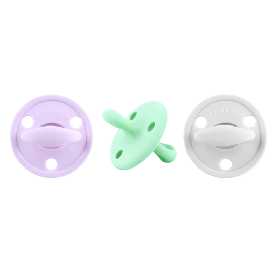 Chupete DIAMOND FS By Nenina & Co Lila, Mint y Gris