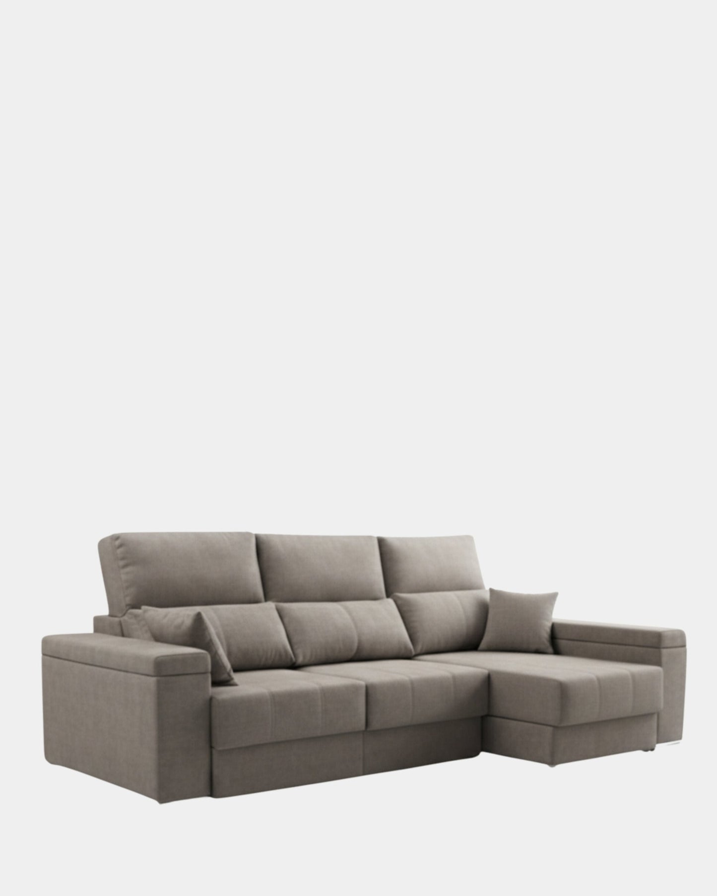 Sofá Chaiselongue Amare Salvador gris
