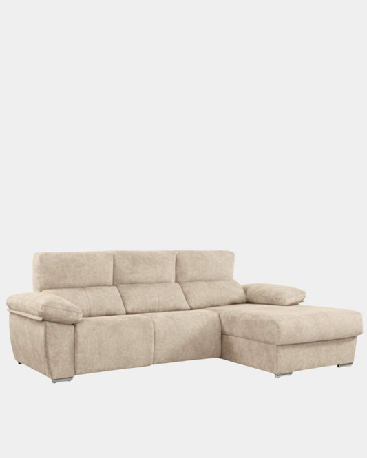 Sofá Chaiselongue Letti crudo