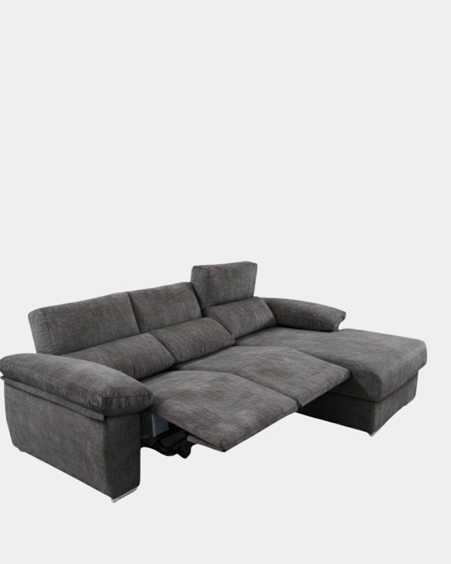 Sofá Chaiselongue Letti gris