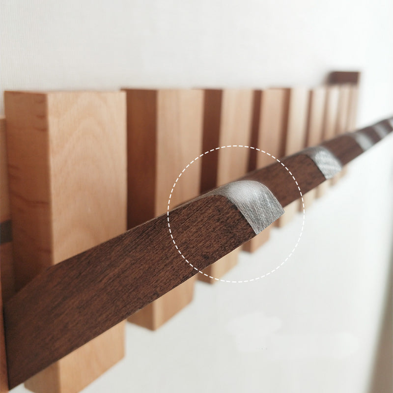 Perchero de pared en madera - Colgadores plegables