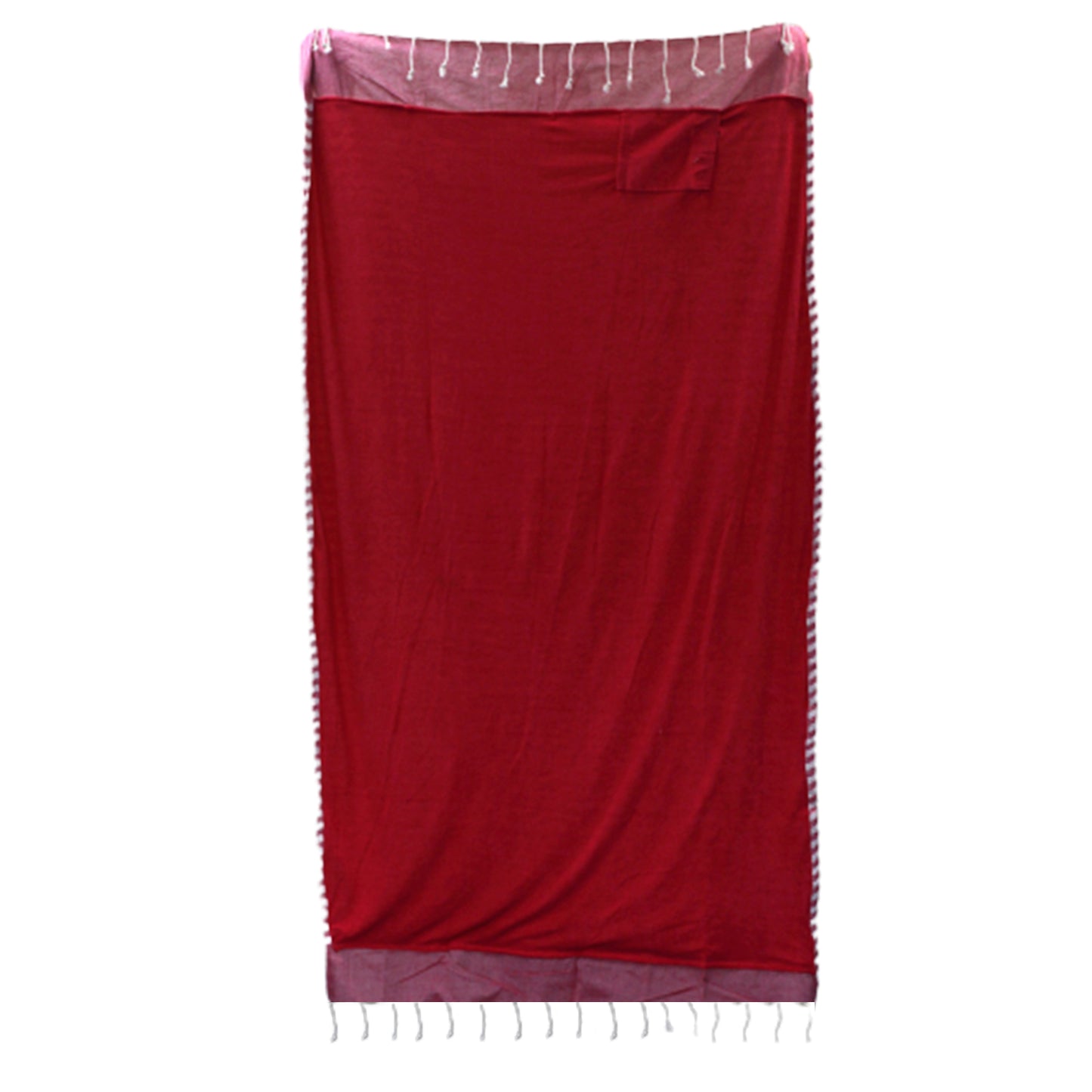 Toalla Pareo de Algodón - 100x180 cm - Rosa Cálido