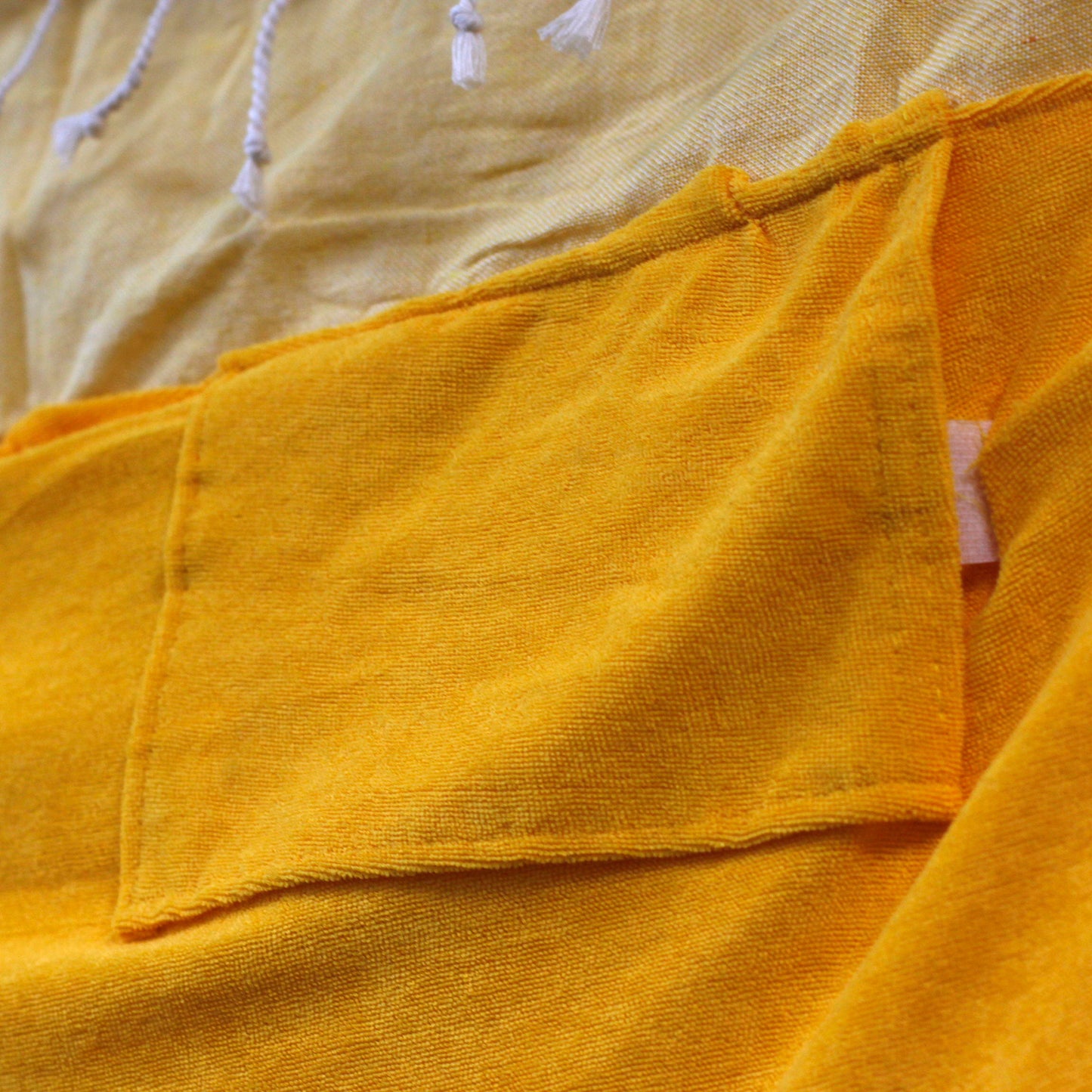 Cotton Pareo Towel - 100x180 cm - Yellow Sun