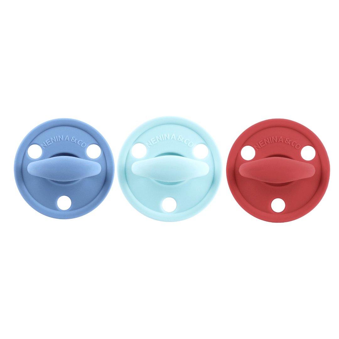 Chupete DIAMOND FS By Nenina & Co Azul , Celeste y Mint (