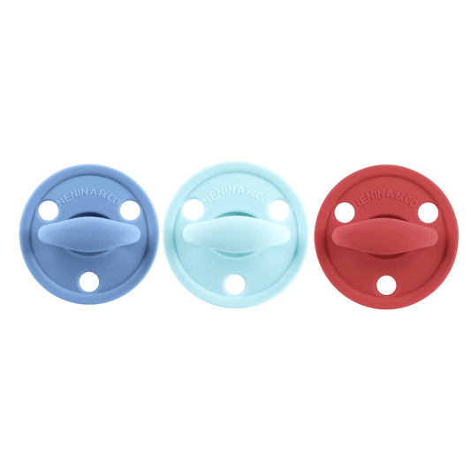 Chupete DIAMOND FS By Nenina & Co Azul , Celeste y Mint (