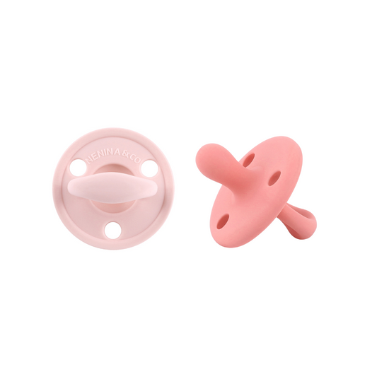Kit 2 Chupetes Clásicos para Bebé Silicona Orgánica Nenina & Co