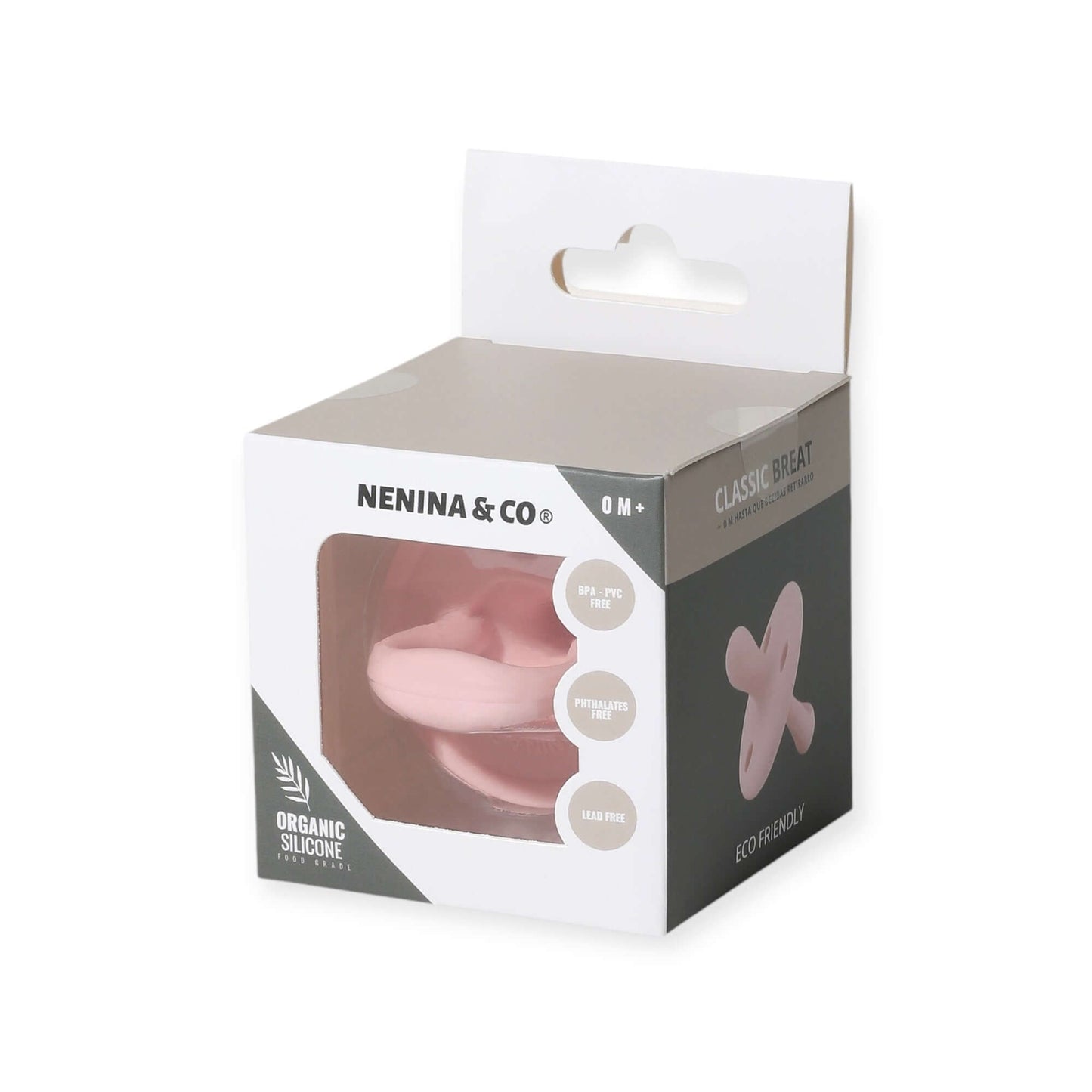 Kit Deluxe Chupete Clásico de Silicona + Chupetero Personalizado, Guardachupetes y Biberón Maternal | Nenina & Co