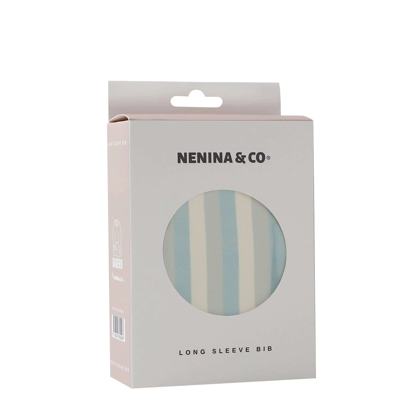 Babero con manga impermeable Vertical Stripes Nenina & Co