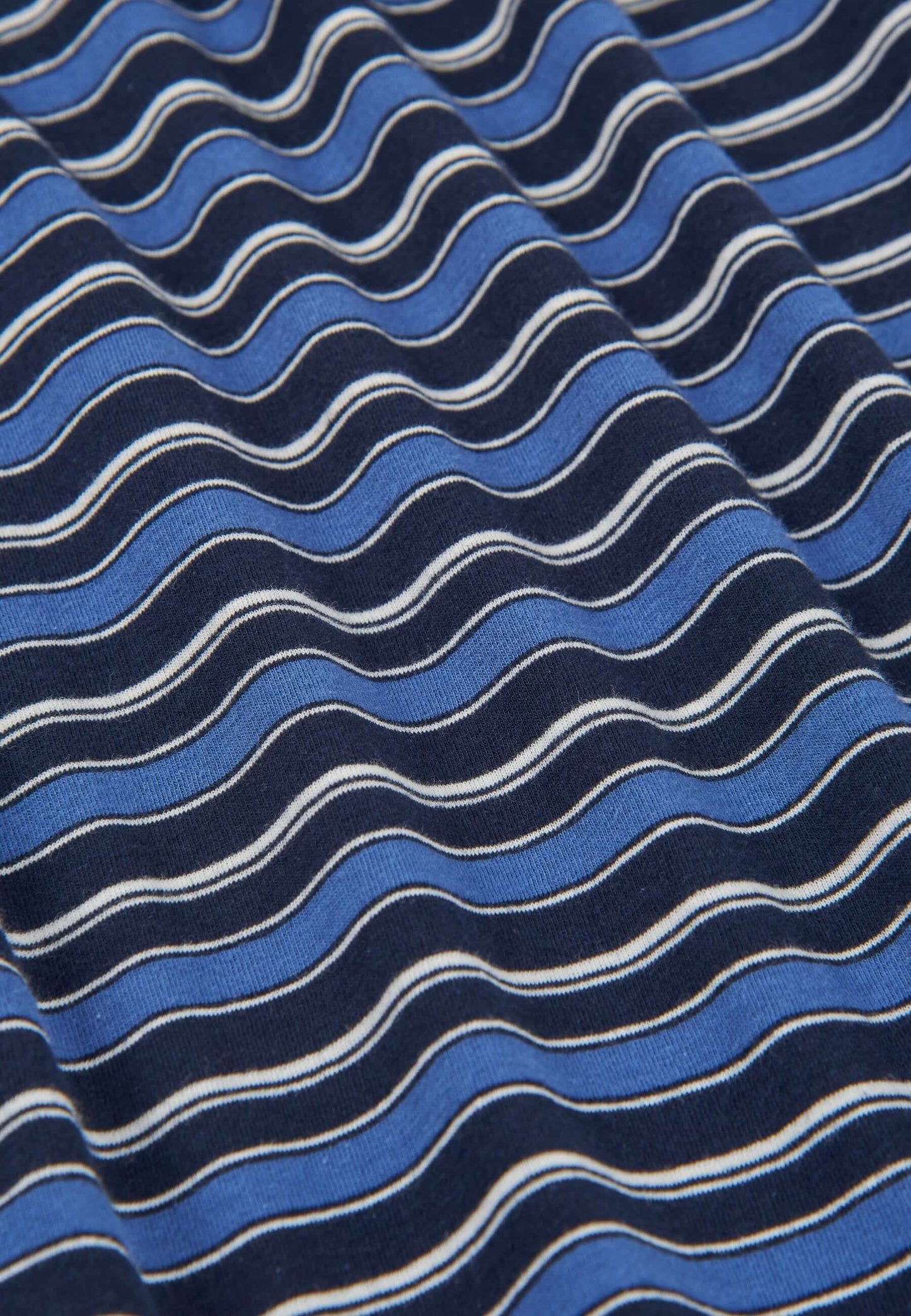 Pijama Hombre Largo Tapeta Algodón Punto Rayas - Azul 5591_39