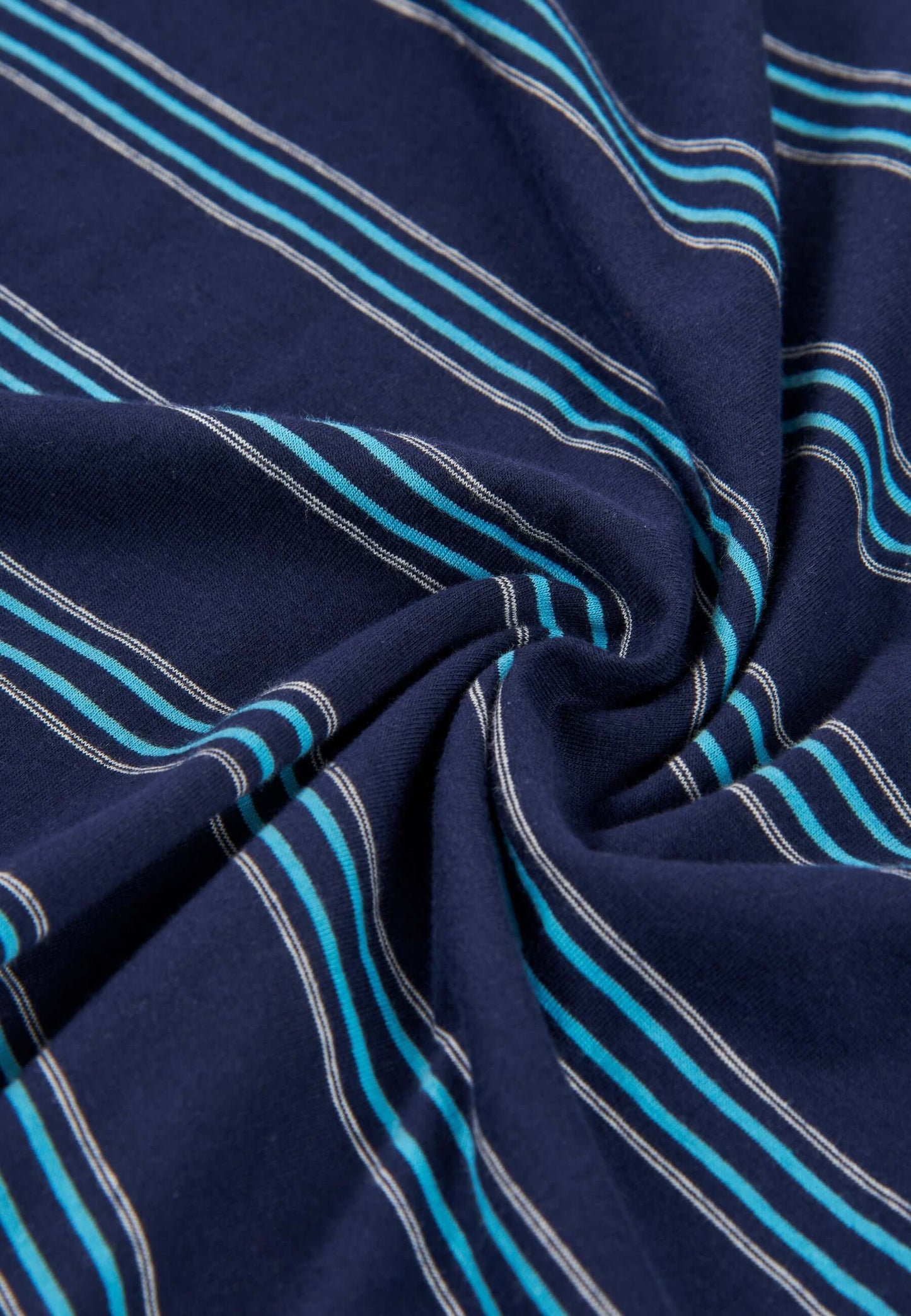 Pijama Hombre Largo Tapeta Algodón Punto Rayas - Azul 5597_39