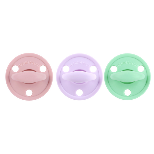 Chupete DIAMOND By Nenina & Co Rosa Pálido, Lila y Mint