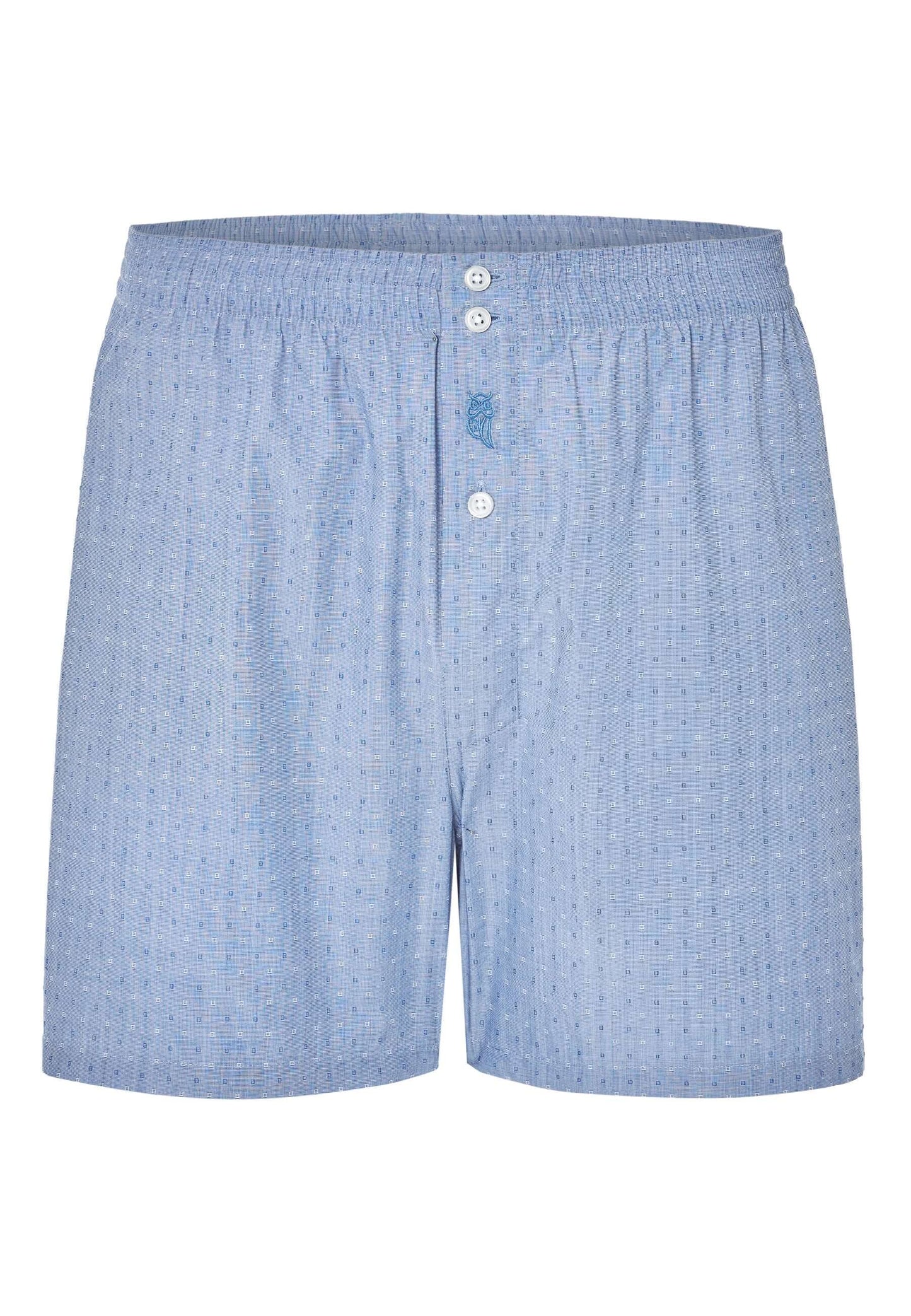 Calzoncillo Bóxer Hombre Premium Tela Estampado - Azul 6105_33