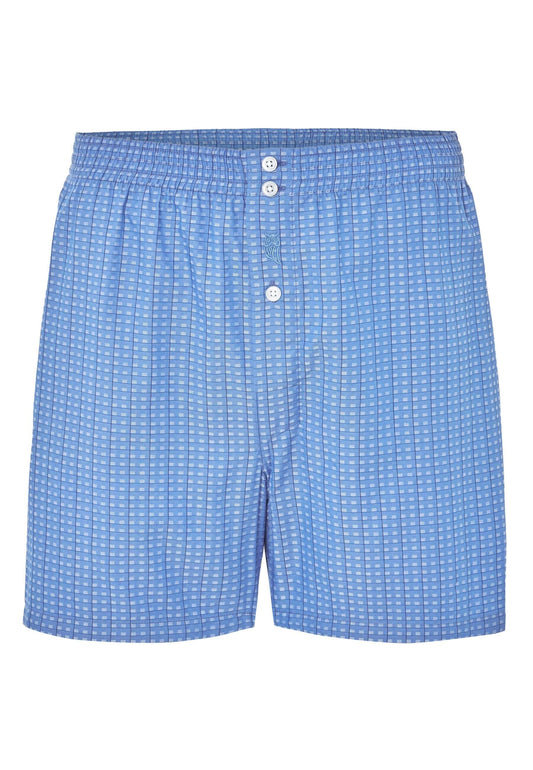 Calzoncillo Bóxer Hombre Premium Tela Estampado - Azul 6106_37