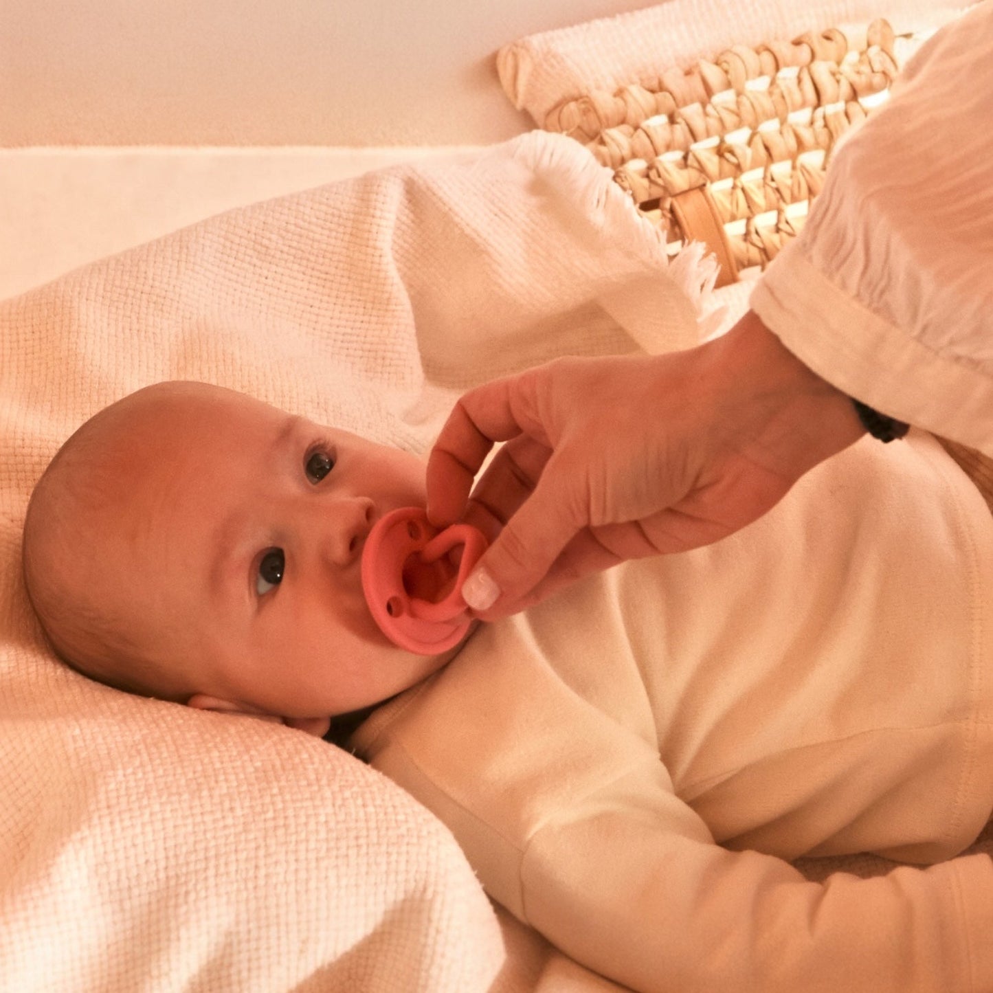 Kit 2 Chupetes Clásicos para Bebé Rosa Chicle y Rosa | Silicona Orgánica Nenina & Co