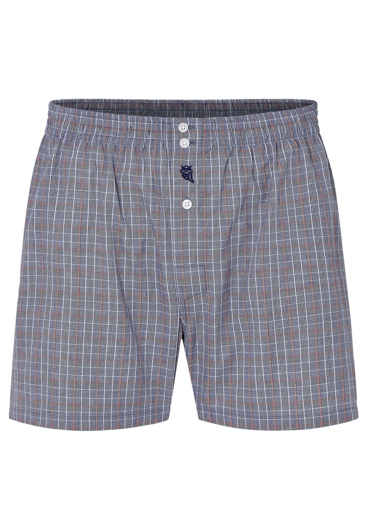 Calzoncillo Bóxer Hombre Algodón Popelín Cuadros - Gris 6934_22