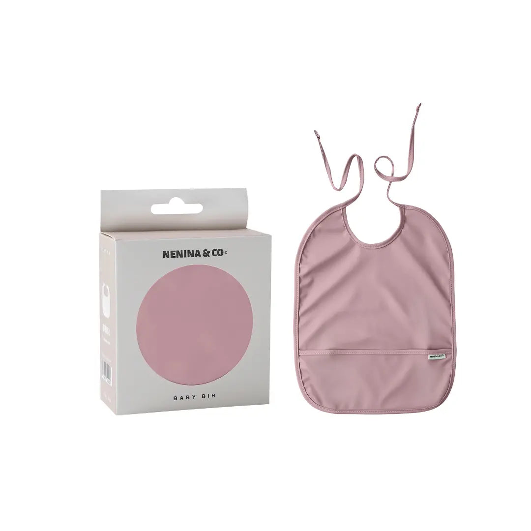 Babero impermeable y seguro Pink  Nenina & Co