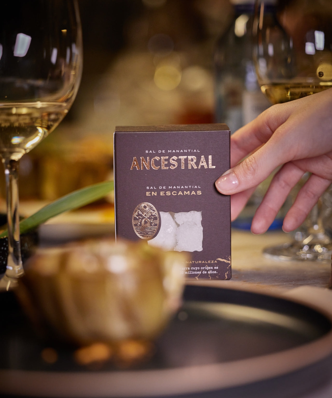 Escamas de Sal de Manantial Natural 125g - Gourmet Artesanal