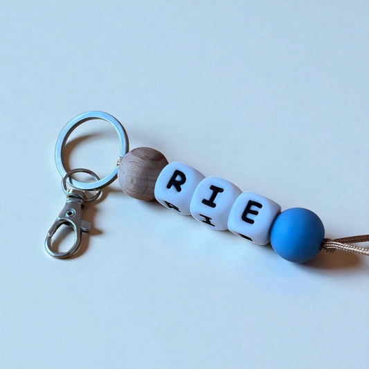 Llavero Azul  personalizado Nenina & Co