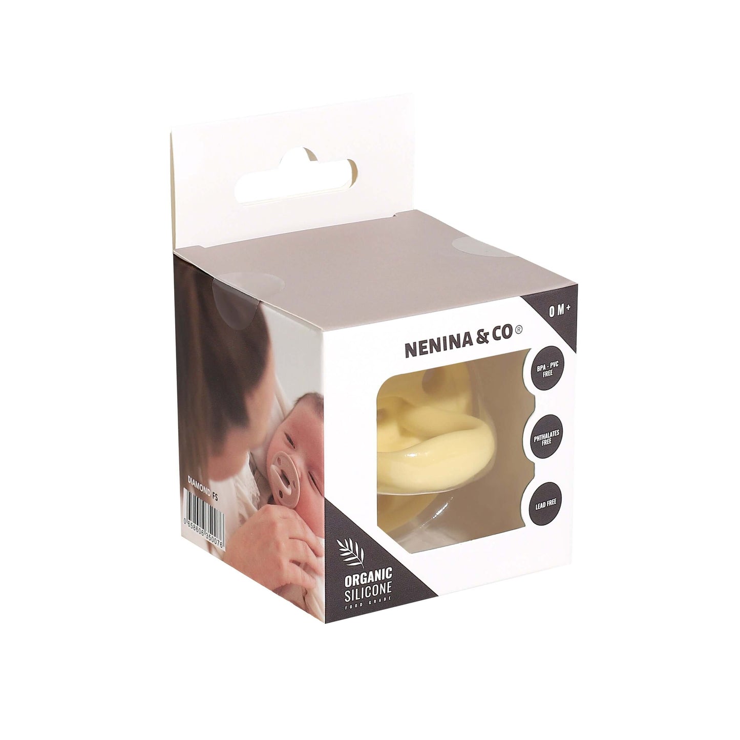 Nuevo Pack 2 Chupetes DIAMOND FS Tetina Fisiológica | Silicona Orgánica Nenina & Co