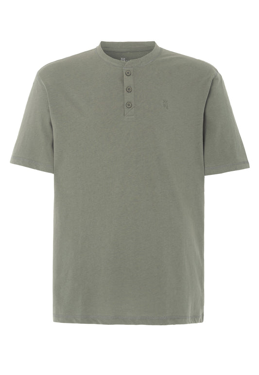 Camiseta Pijama Hombre Manga Corta Tapeta Algodón Lisa - Verde 7607_40