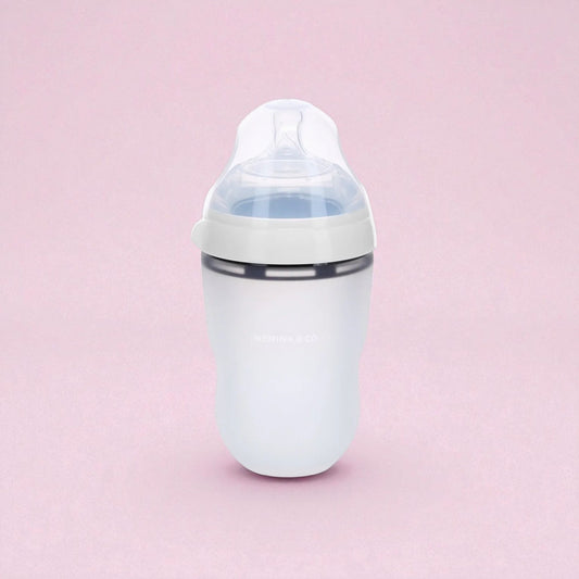 Biberones +0 meses aptos para lactancia materna de Silicona orgánica Nenina & Co