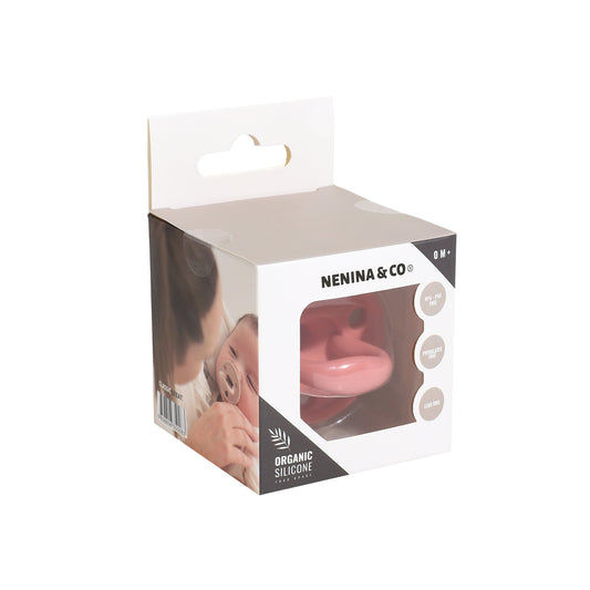 Kit Nenina & Co Rosa pálido + Rosa| 2 Chupetes + 2 Chupeteros + Guardachupete