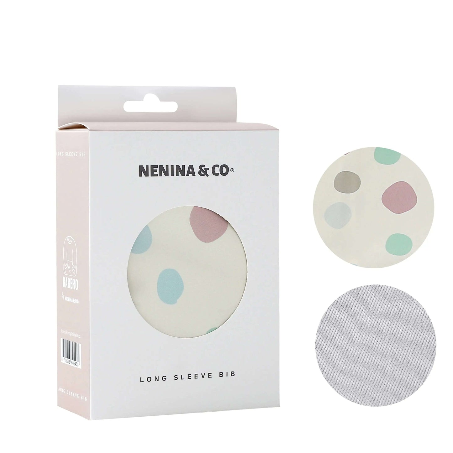 Babero con manga impermeable  Funny Polka Dots Nenina & Co