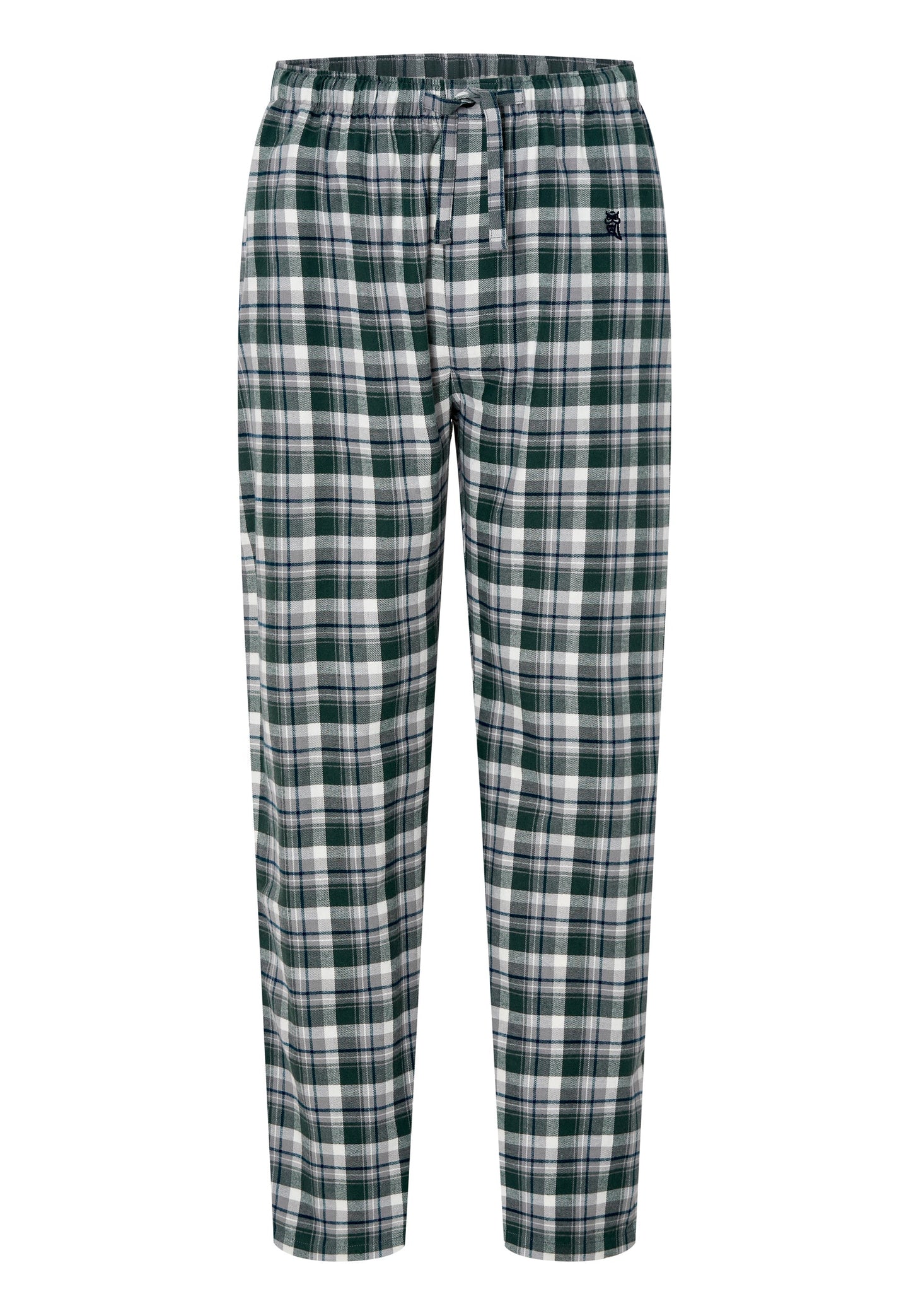 Pantalón Pijama Hombre Invierno Premium Algodón Franela Cuadros - Verde 8896_40