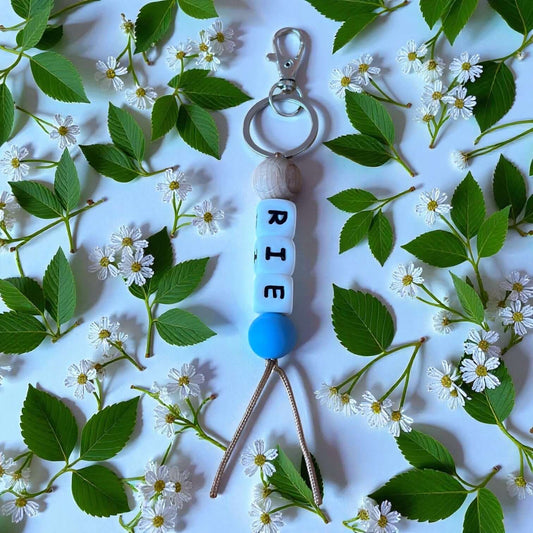 Llavero Azul  personalizado Nenina & Co