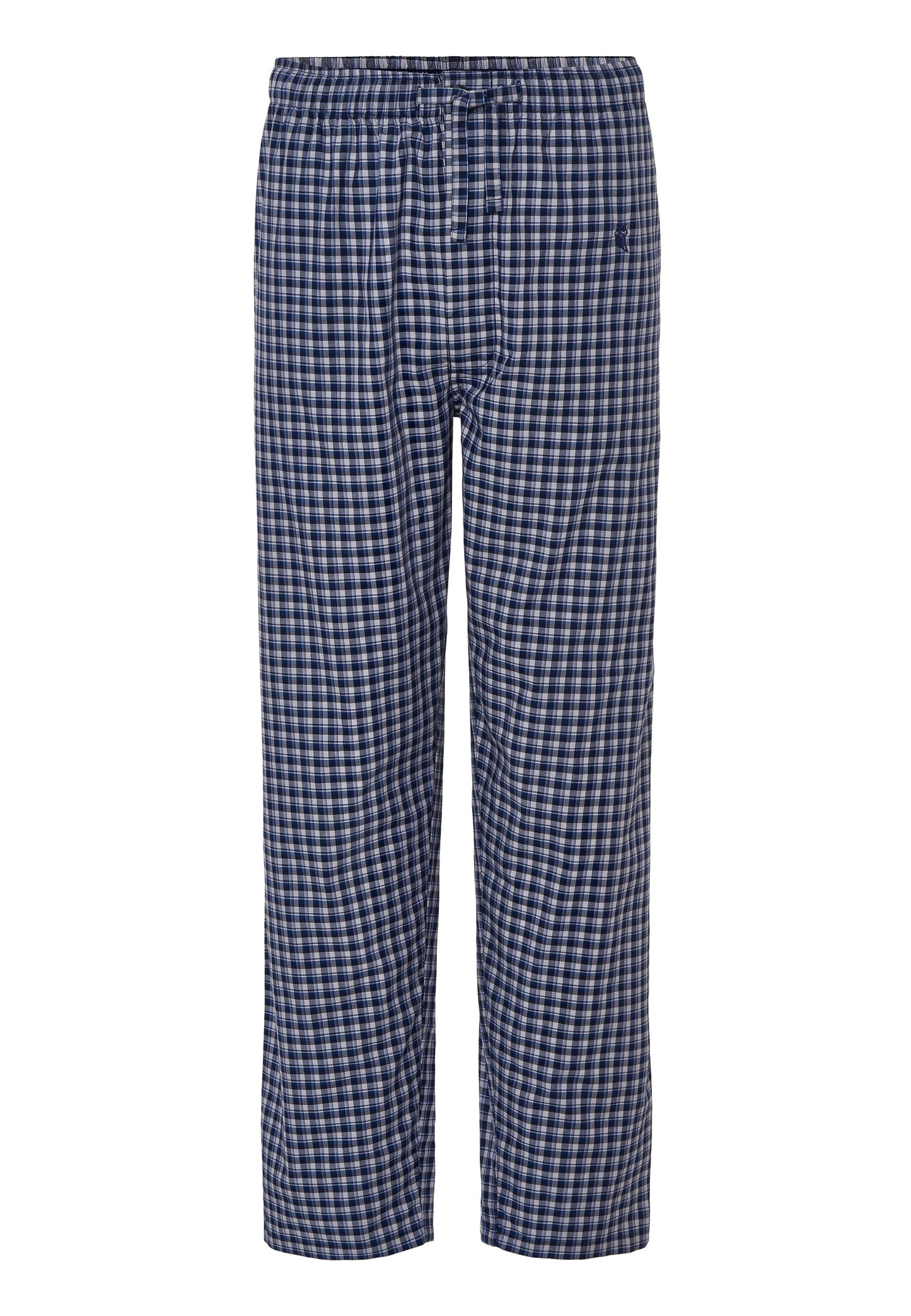 Pantalón Pijama Hombre Largo Algodón Popelín Cuadros - Azul 8921_38