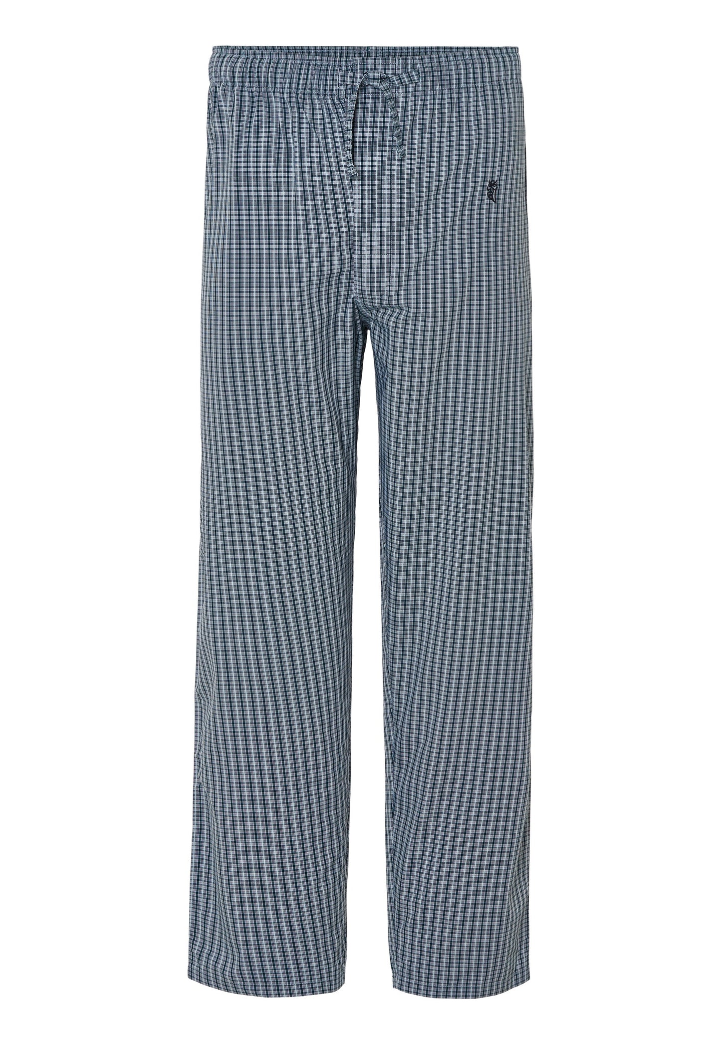 Pantalón Pijama Hombre Largo Algodón Popelín Cuadros - Verde 8923_40
