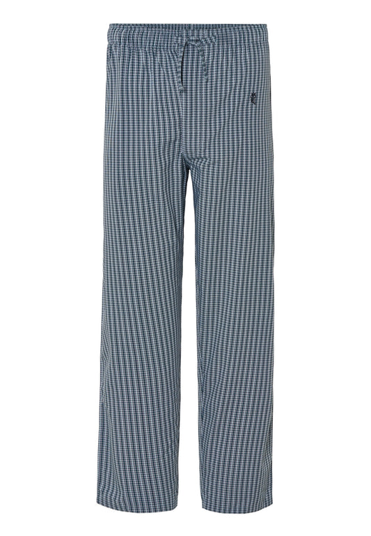 Pantalón Pijama Hombre Largo Algodón Popelín Cuadros - Verde 8923_40