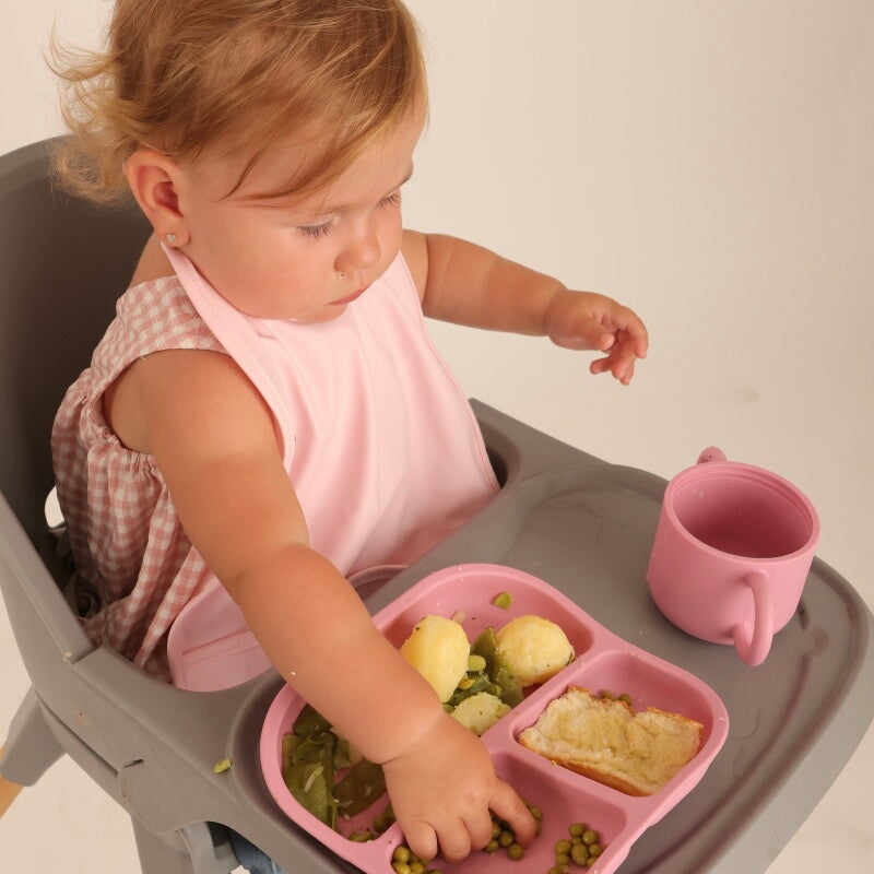 Babero con manga impermeable Funny Polka Dots + Babero corto Nenina & Co