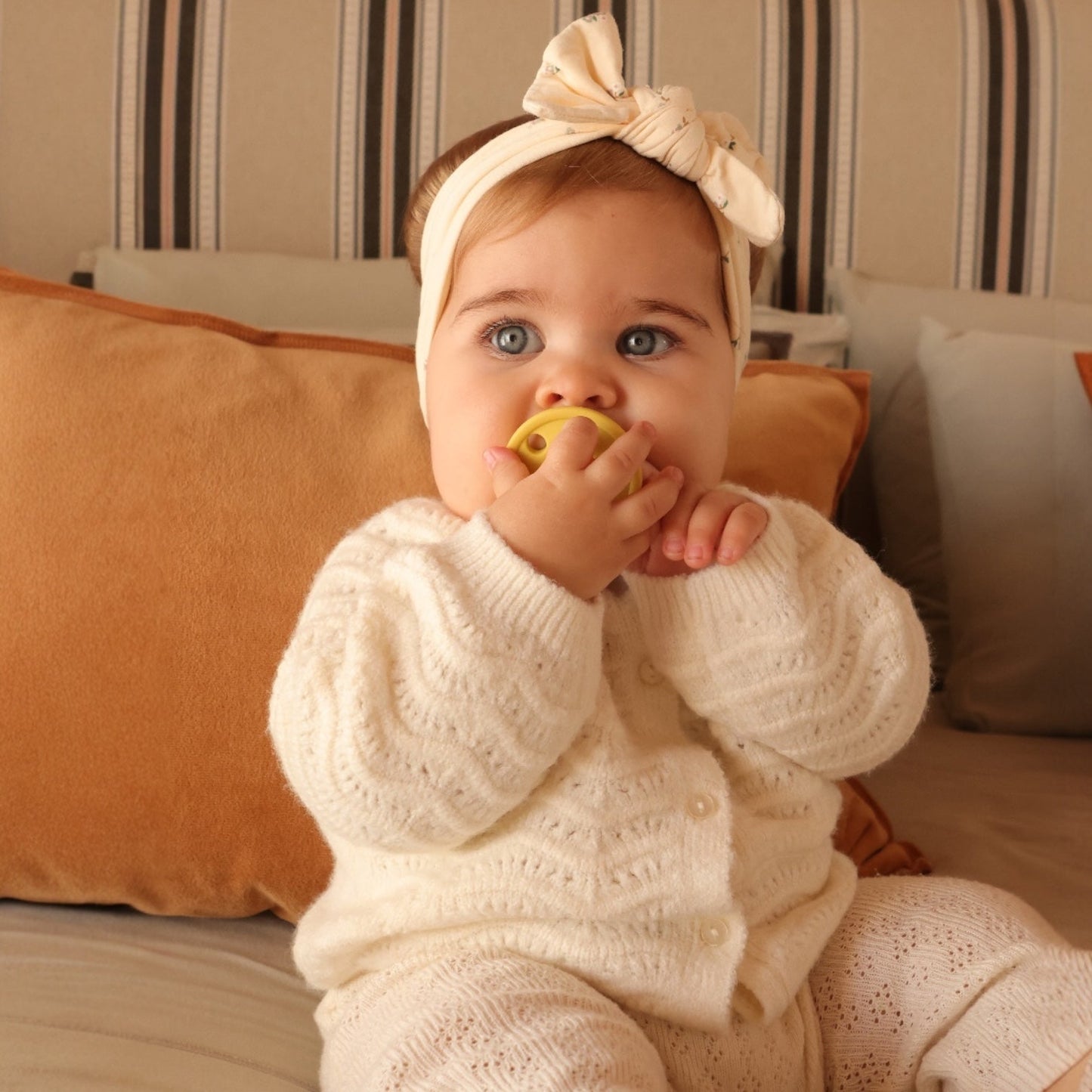 Kit 2 Chupetes Clásicos para Bebé Rosa Chicle y Amarillo | Silicona Orgánica Nenina & Co