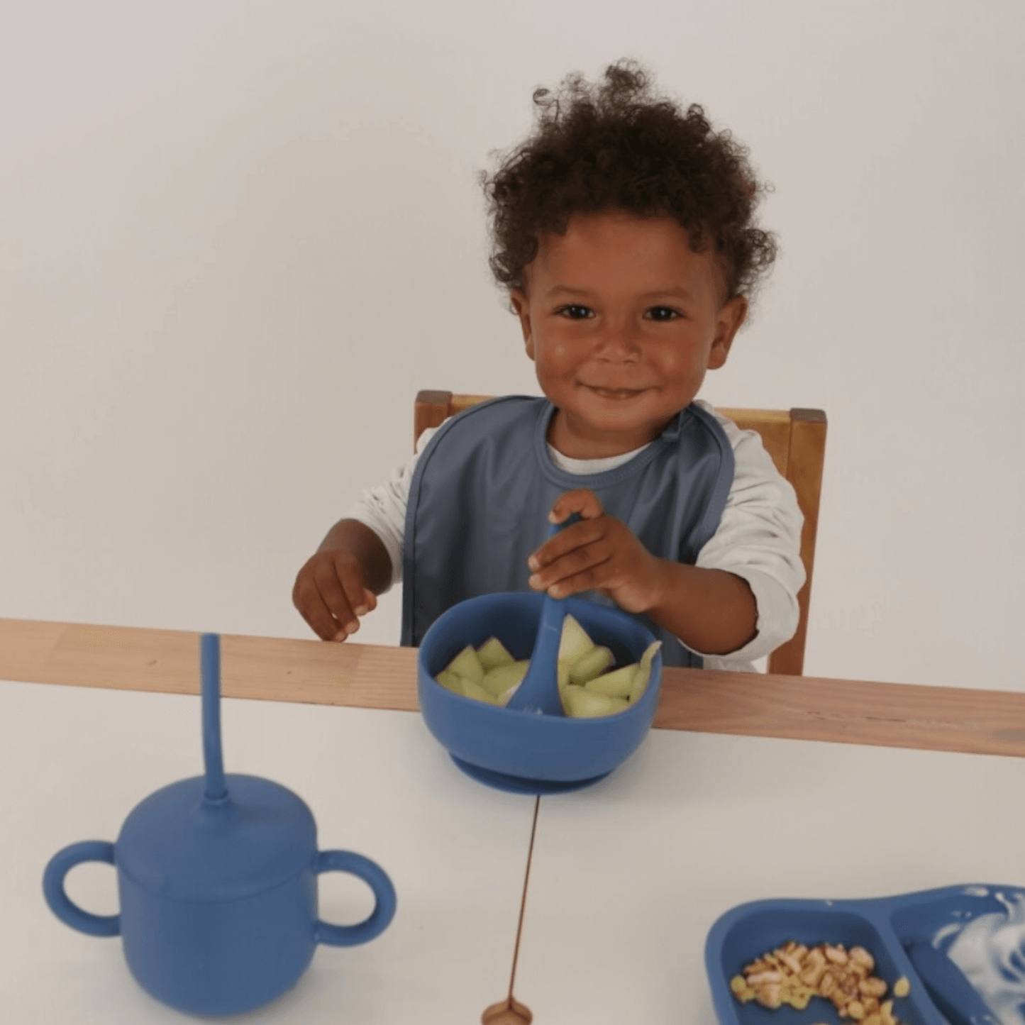 Babero Shaded Blue Nenina & Co