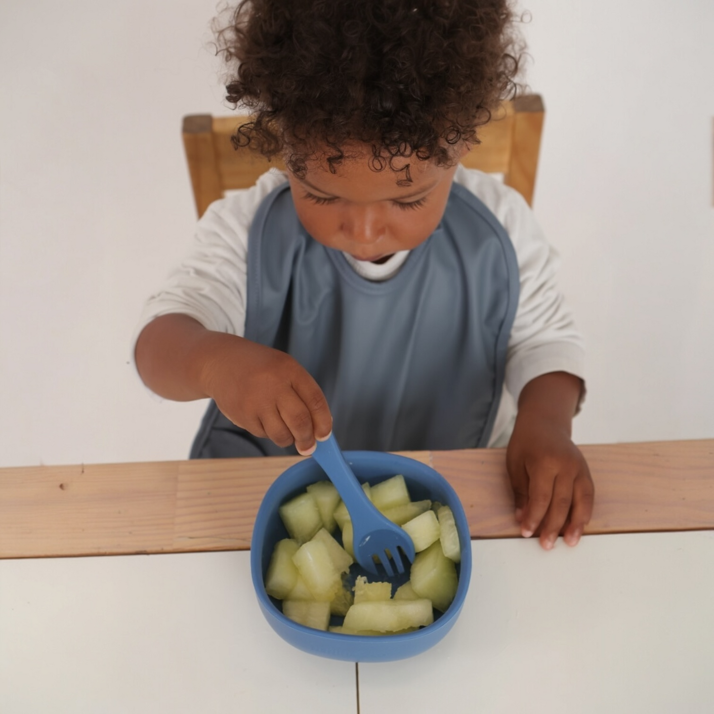 Babero Shaded Blue Nenina & Co