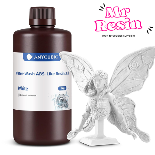 Resina ABS-like 3.0 lavable al agua 1kg para impresora 3D LCD DLP