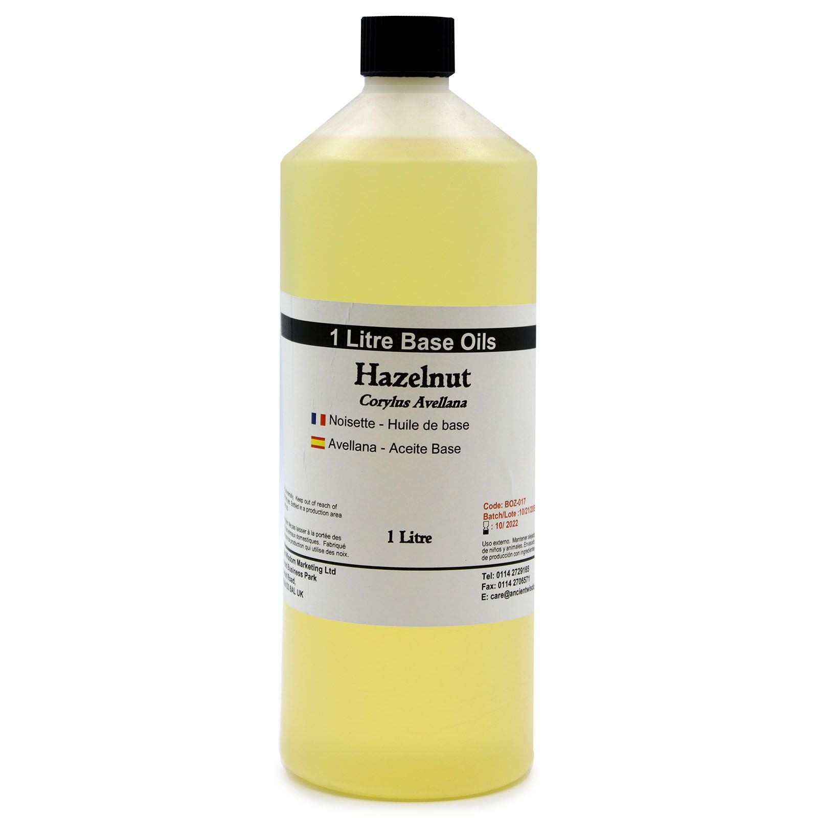 Aceite de avellana ideal como base para diluir aceites esenciales de forma segura